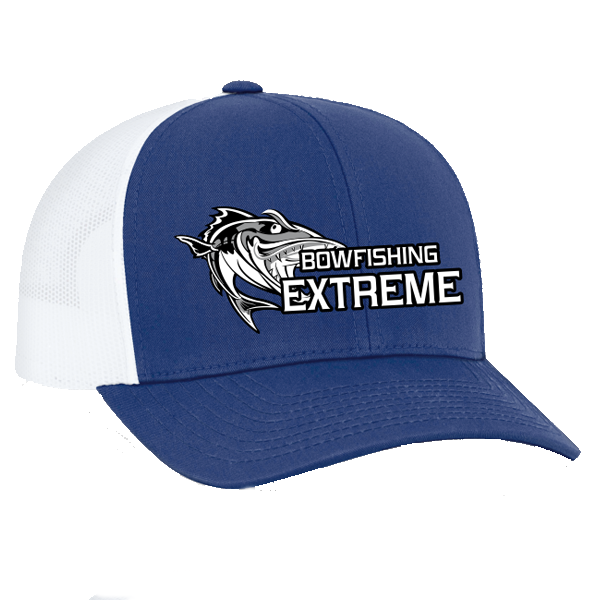 Bowfishing Extreme Blue Adjustable Hat